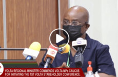 Volta Regional Minister Archibald Letsa commends Volta Caucus MPs for initiating the Volta Stakeholders Conference