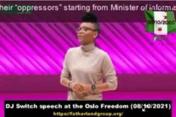 DJ Switch's Speech at the Oslo Freedom Forum