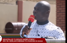 Industrialize to reduce Unemployment in Ghana - Rev Worlanyo Mensah tells Christians