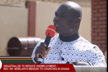 Industrialize to reduce Unemployment in Ghana - Rev Worlanyo Mensah tells Christians