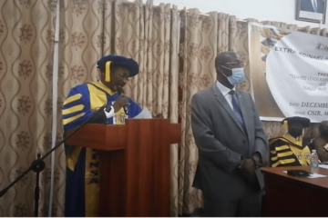 Prof. N. N. N. Nsowah-Nuamah honored by Distinguished Scholars of Africa