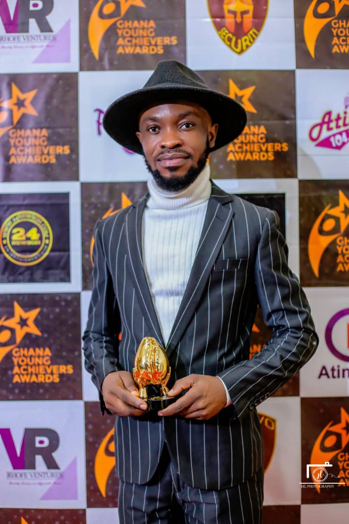 Ghana Young Achievers Awards: Owoahene Acheampong of Atinka Media Village picks 2 Prestigious Awards